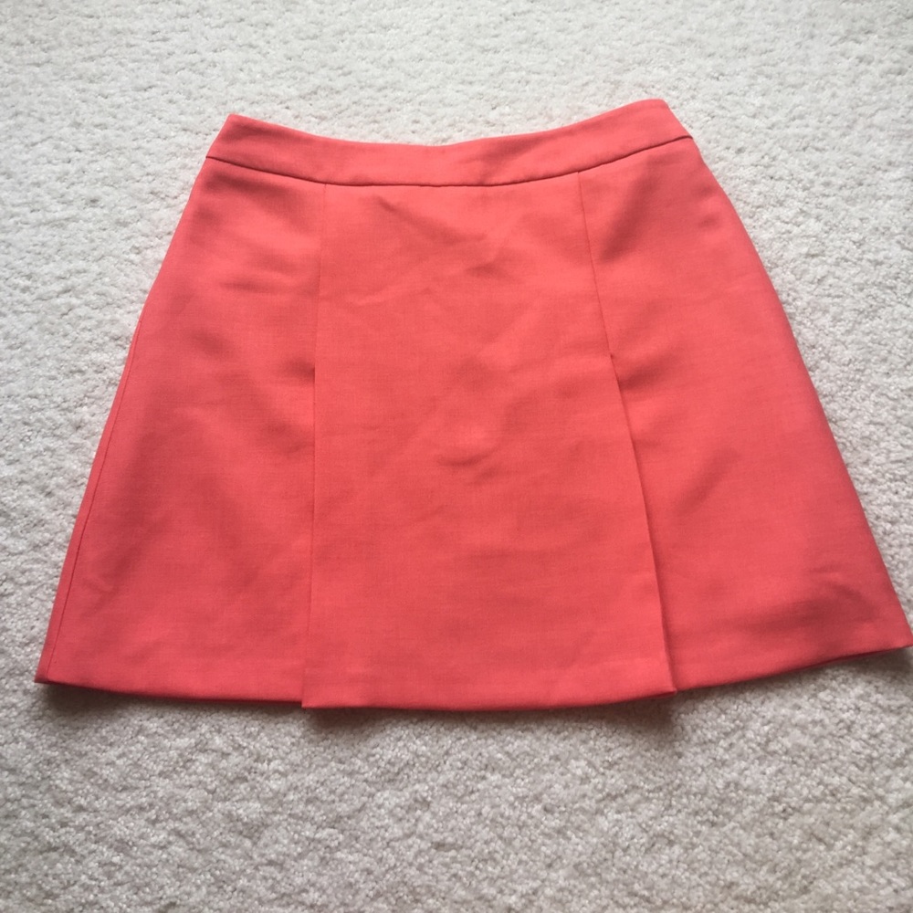 Topshop peach skirt